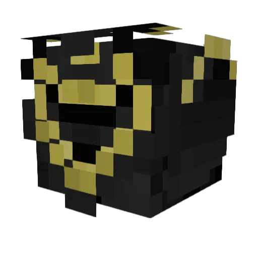 AusarTheVile1 Minecraft avatar head, 3D render