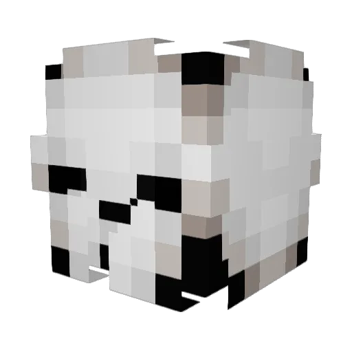 AuspinLikesB00Bs Minecraft avatar head, 3D render