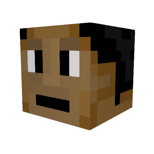 AussieGirl4738 Minecraft avatar head, 3D render