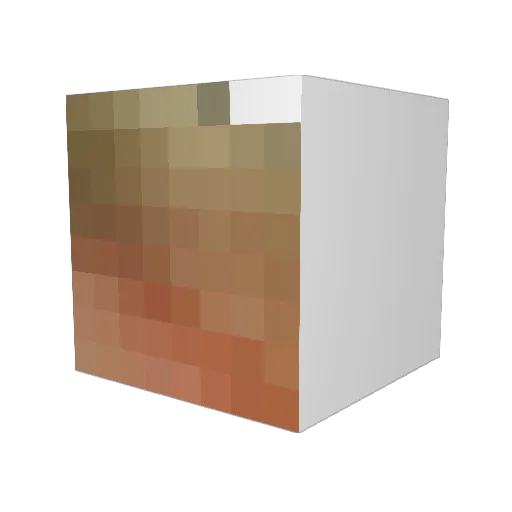 AustinBoston2006 Minecraft avatar head, 3D render