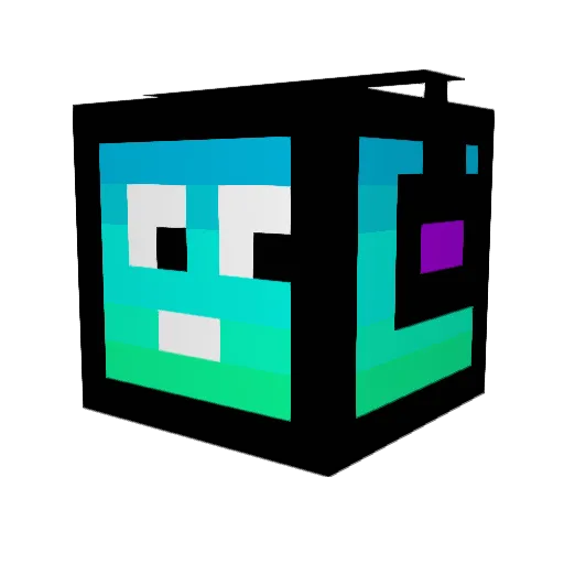 AustinCooney Minecraft avatar head, 3D render
