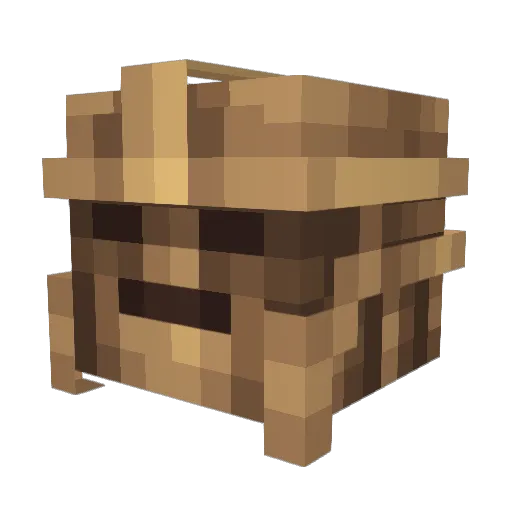 AustinOver Minecraft avatar head, 3D render