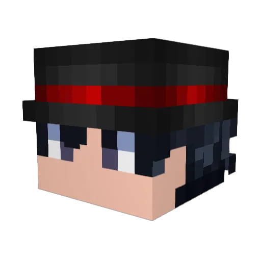 Austin_1009 Minecraft avatar head, 3D render