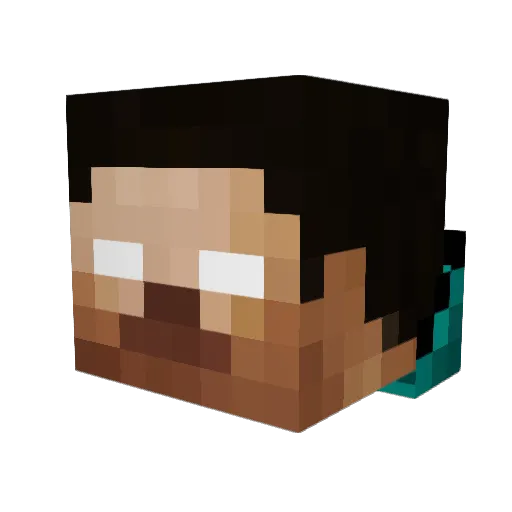 Austin_Duncan27 Minecraft avatar head, 3D render