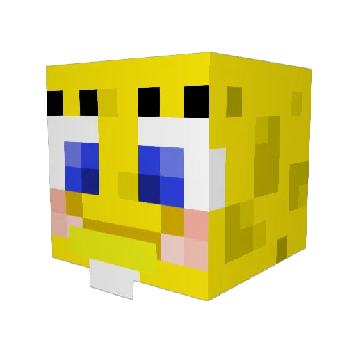 AustralianGuy Minecraft avatar head, 3D render