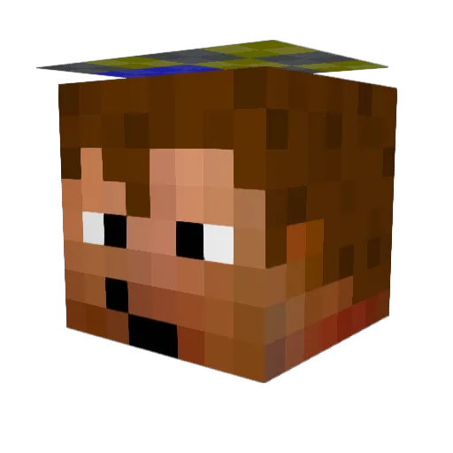 AustrianPlayer14 Minecraft avatar head, 3D render