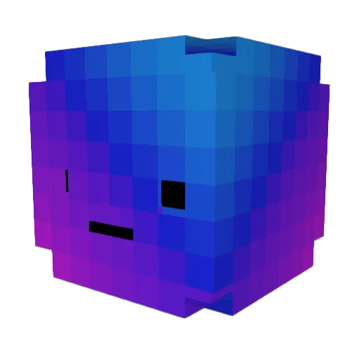 Austyn_lol Minecraft avatar head, 3D render