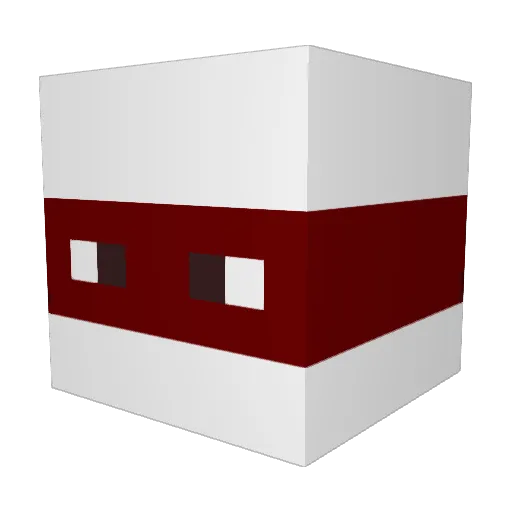 AuteurInconnu Minecraft avatar head, 3D render