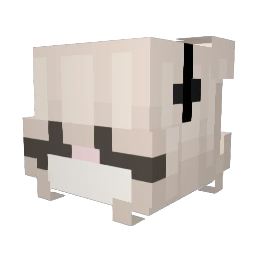 Autha Minecraft avatar head, 3D render