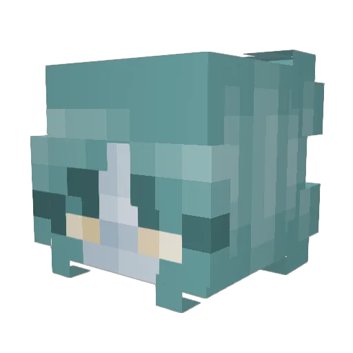 Authadia Minecraft avatar head, 3D render