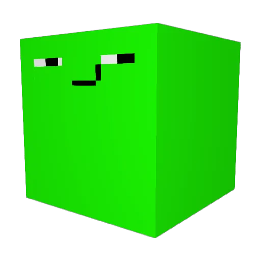 Authim Minecraft avatar head, 3D render