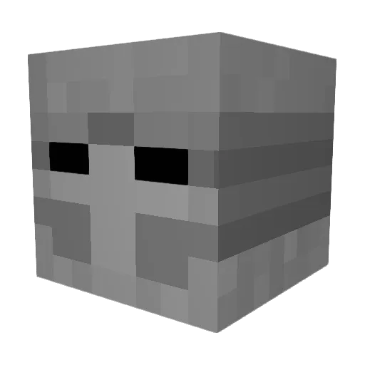 AutismWarrior420 Minecraft avatar head, 3D render