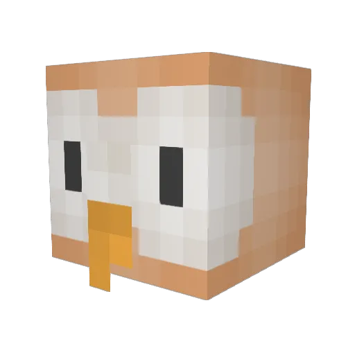 Autism_dadless_ Minecraft avatar head, 3D render