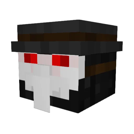 Autismo_Potato Minecraft avatar head, 3D render