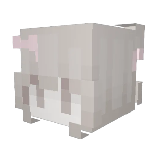 AutoCartOnTop Minecraft avatar head, 3D render