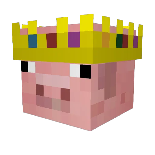 AutoKAutoK Minecraft avatar head, 3D render