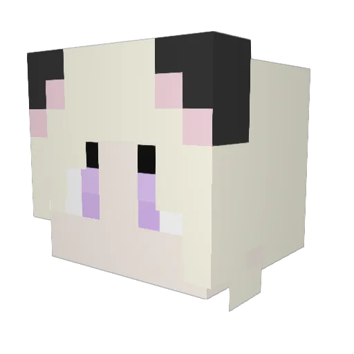 Auto_Da_JEster Minecraft avatar head, 3D render