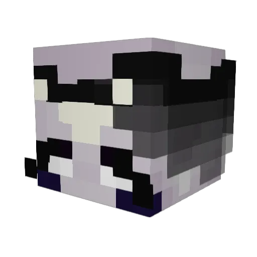 AutomaticPantics Minecraft avatar head, 3D render