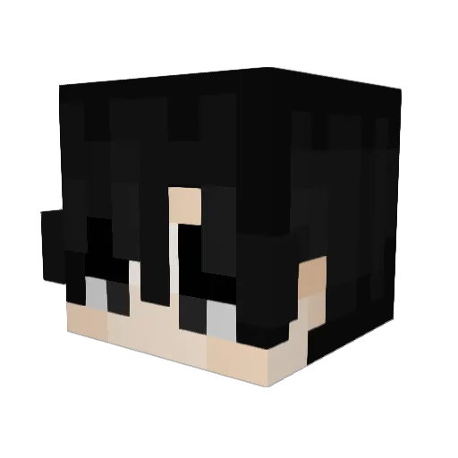AutomaticTV Minecraft avatar head, 3D render