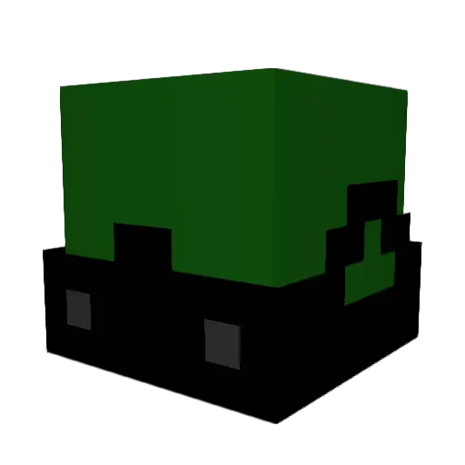 Automaton_invdr Minecraft avatar head, 3D render
