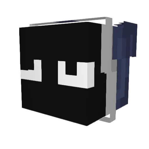 Autoverse Minecraft avatar head, 3D render