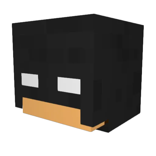 Autron_Gaming Minecraft avatar head, 3D render
