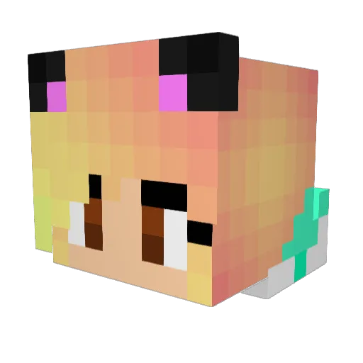 AutumnBlaize Minecraft avatar head, 3D render