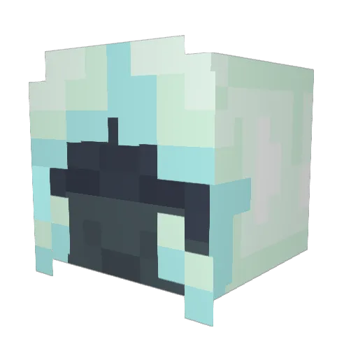 AutumnDaFox Minecraft avatar head, 3D render