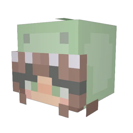 AutumnDogLove18 Minecraft avatar head, 3D render