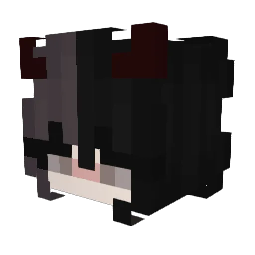 AutumnRose26 Minecraft avatar head, 3D render