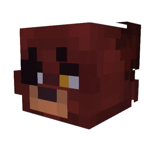 AutumnSK Minecraft avatar head, 3D render