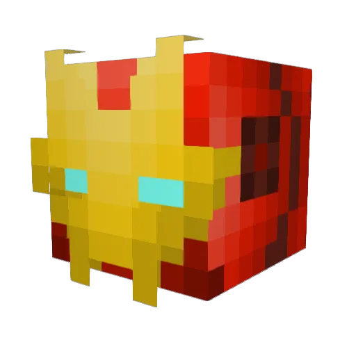 AutumnTheWulf Minecraft avatar head, 3D render