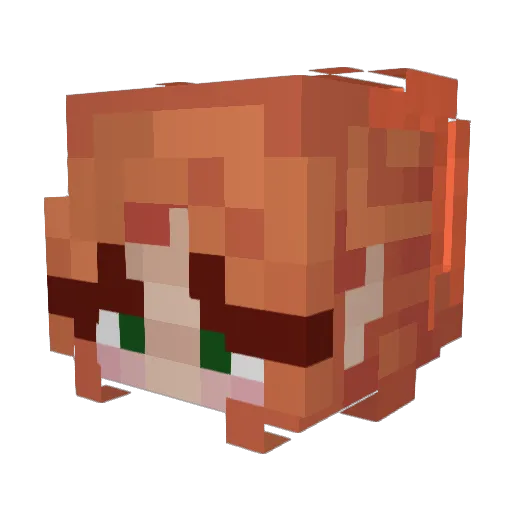 AutumnTurnsGold Minecraft avatar head, 3D render