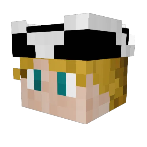 AutumnVeil82631 Minecraft avatar head, 3D render