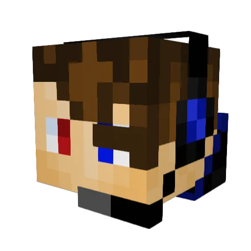 AutumnWind74949 Minecraft avatar head, 3D render