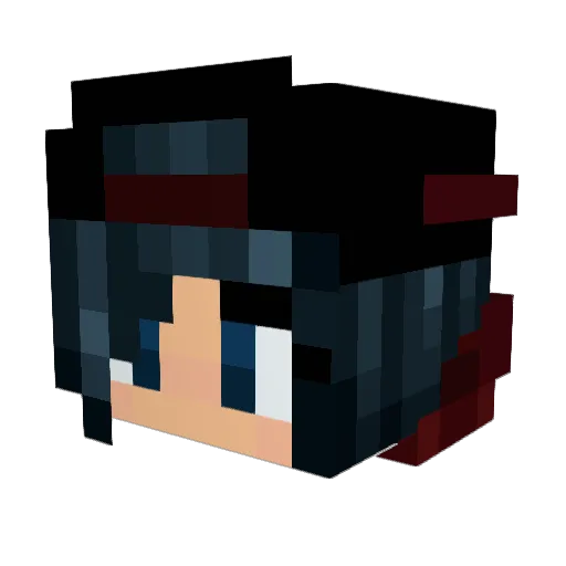 Autumn_1 Minecraft avatar head, 3D render