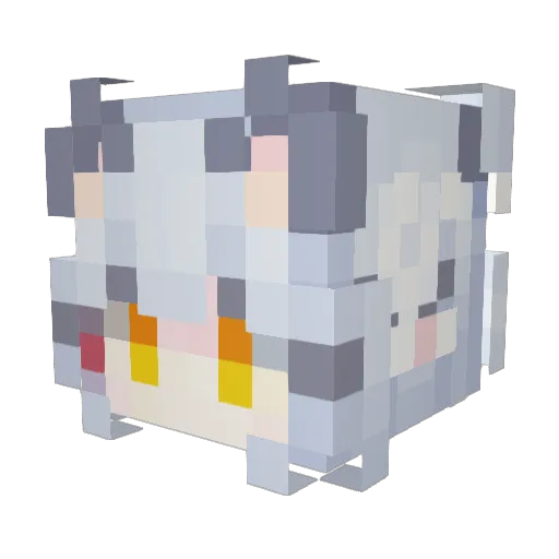 Autumn_Drawing Minecraft avatar head, 3D render