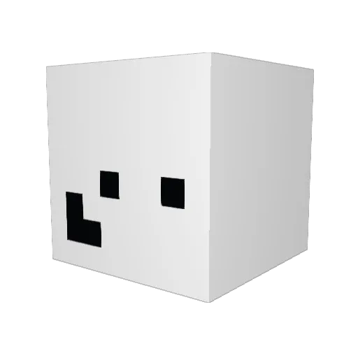 Autumn_linging Minecraft avatar head, 3D render