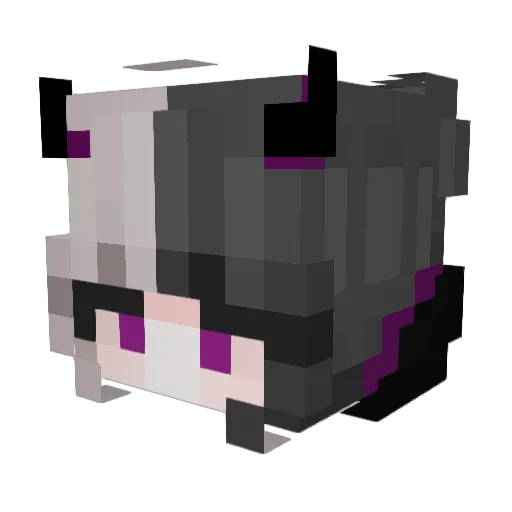 Autvmnlily Minecraft avatar head, 3D render