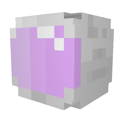 Auuqu Minecraft avatar head, 3D render