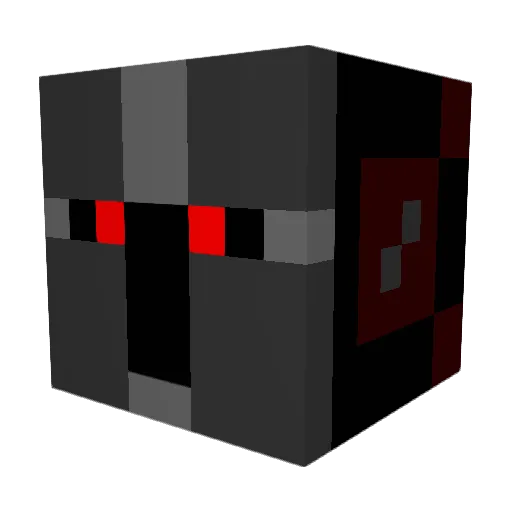 Av8erJ Minecraft avatar head, 3D render