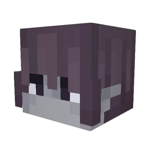 AvPSamethius Minecraft avatar head, 3D render