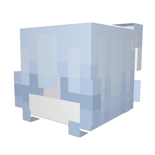 Av_vh Minecraft avatar head, 3D render
