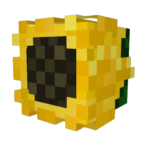Ava2212 Minecraft avatar head, 3D render