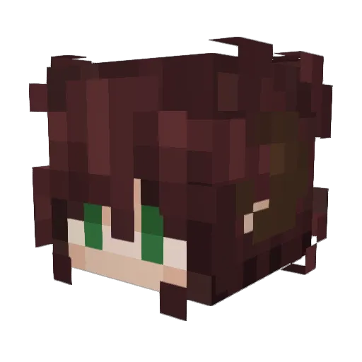 Ava_Lur Minecraft avatar head, 3D render