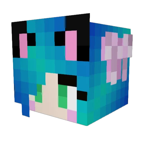 Ava_Richards Minecraft avatar head, 3D render