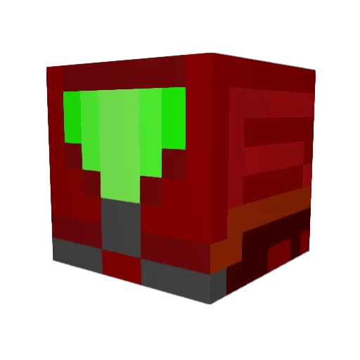 AvacadoSqueezer Minecraft avatar head, 3D render