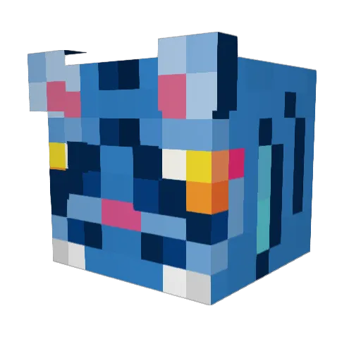 AvacadoWaker11 Minecraft avatar head, 3D render