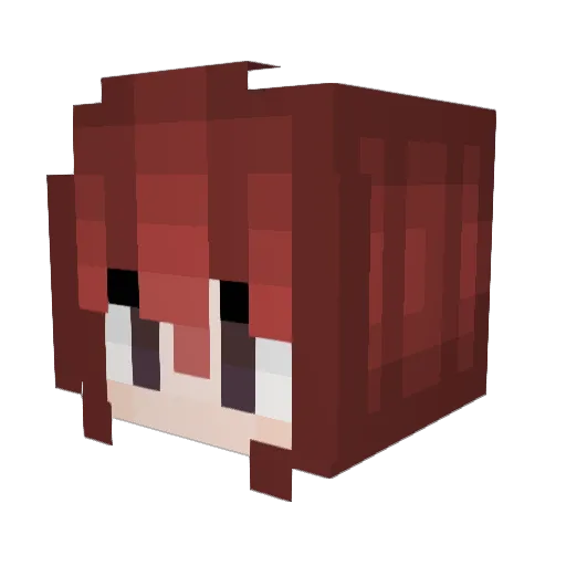 Avaeriel Minecraft avatar head, 3D render