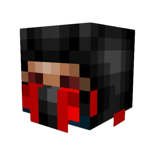 Avagenhg Minecraft avatar head, 3D render
